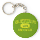 St Patricks Day Pub Crawl keychains
