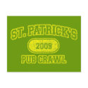 St Patricks Day Pub Crawl postcards