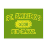 St Patricks Day Pub Crawl postcards