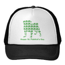 St. Patrick's Day Pug Trucker Hat