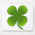 St. Patrick's Day Samrock 4 Leaf Clover mousepads