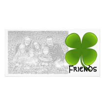 St. Patrick's Day Samrock 4 Leaf Clover Photocard Photo Cards