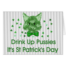 St Patrick's Day Scrapper Cat Cards