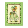 St. Patrick's Day Shamrock Queen Cards Post Card
