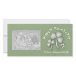St Patrick's Day Shamrocks Photo Cards photo cards