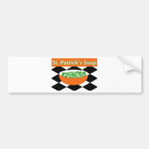 St. Patrick's Day Soup Bumper Stickers