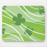 St. Patrick's Day Swirls mousepads