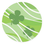 St. Patrick's Day Swirls Stickers