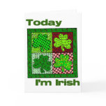 St Patricks Day Today I'm Irish cards