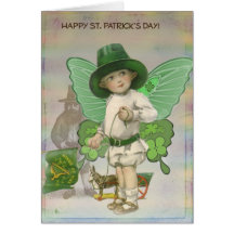 St. Patrick's Day Wee Little Fairy Cards