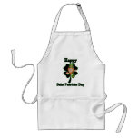 St patricks day with leprechaun apron