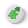 St. Patricks Elephant and Clovers design Buttons