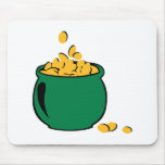 St. Patricks gold pot mousepads