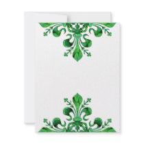 St. Patrick's Lucky Fleur de lis