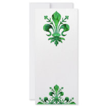 St. Patrick's Lucky Fleur de lis