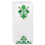 St. Patrick's Lucky Fleur de lis rack cards