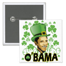 St Patrick's O'Bama 2009 Buttons