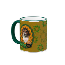 St Patricks - Pot of Gold - Beagle - Puppy Coffee Mug