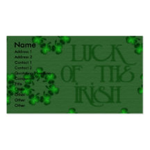 St Patricks - Pot of Gold - Dalmatian Business Card