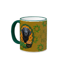 St Patricks - Pot of Gold - Labrador - Black -Gaug Coffee Mugs