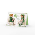 St. Patricks Vintage greeting card - Kids card