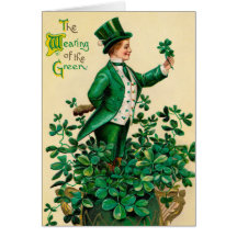 St. Patricks Vintage Irish greeting card