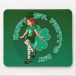 St. Patty's Day Sadie 16 Mousepad
