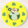 St. Patty's Yellow Pub Coaster