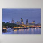 St. Paul's Cathedral and River Thames posters