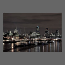 St Paul's Cathedral and the City posters