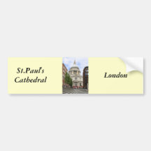 St.Paul's Cathedral, London Bumper Stickers