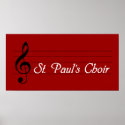 St. Paul's Choir posters