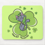 St Pawtrick's Patty Cat Mousepad