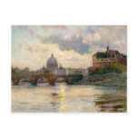 St Peter’s Rome From The Tiber postcards