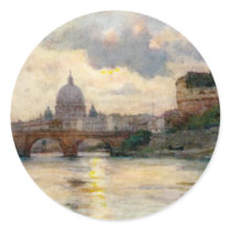 St Peter’s Rome From The Tiber Sticker