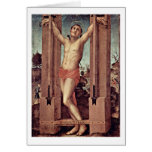 St. Quintinus By Jacopo Pontormo Card