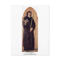 St. Scholastica By Andrea Mantegna Postcards