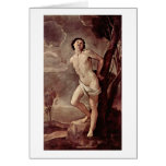 St. Sebastian By Guido Reni Greeting Cards