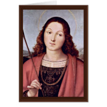 St. Sebastian By Raffael (Best Quality) Greeting Cards