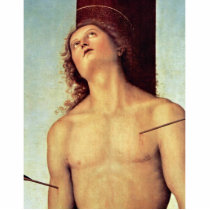 St Sebastian'S Details By Perugino Pietro Photo Sculpture