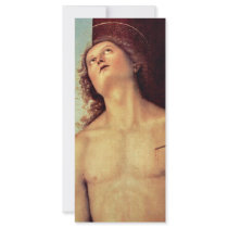 St Sebastian'S Details By Perugino Pietro Customised Rack Card