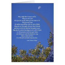 St Theresa's Prayer Card