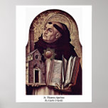 St. Thomas Aquinas By Carlo Crivelli posters