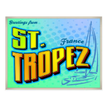 ST. TROPEZ POSTCARD