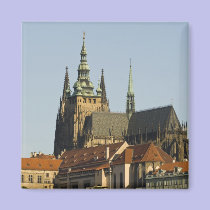 St. Vitus Cathedral and Prague Castle, one of magnets