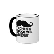 Staching through the Snow Coffee Mugs