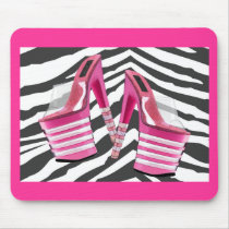 Stack 'em High Pink Platforms Mousepads