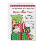 Stack of Holiday Gifts Personalized Invite