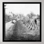 Stacked Federal Rifles in Petersburg, VA 1865 posters