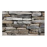 stacked stone wall business cards